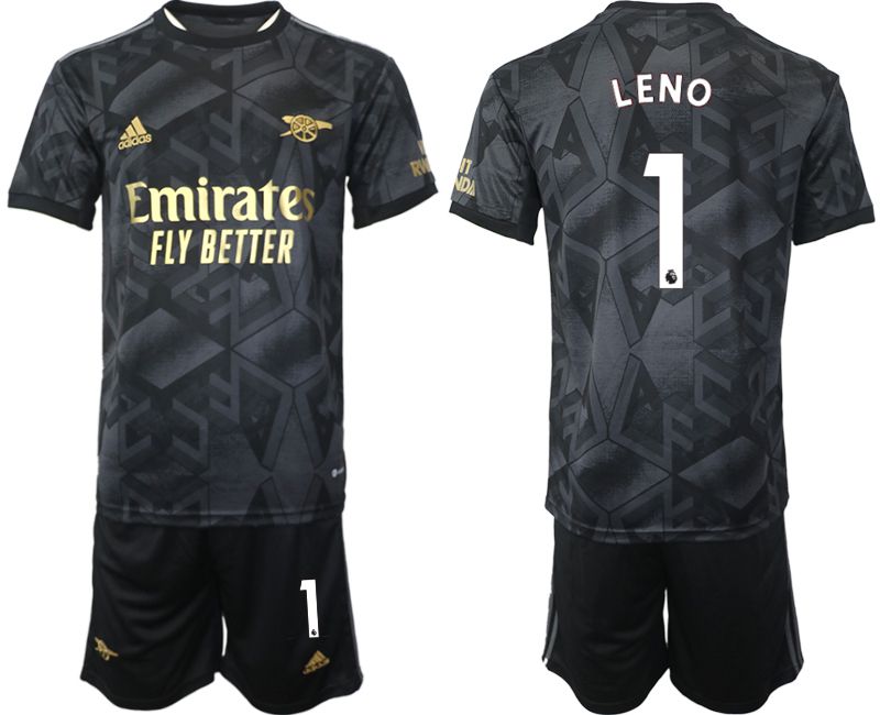 Men 2022-2023 Club Arsenal away black 1 Soccer Jersey